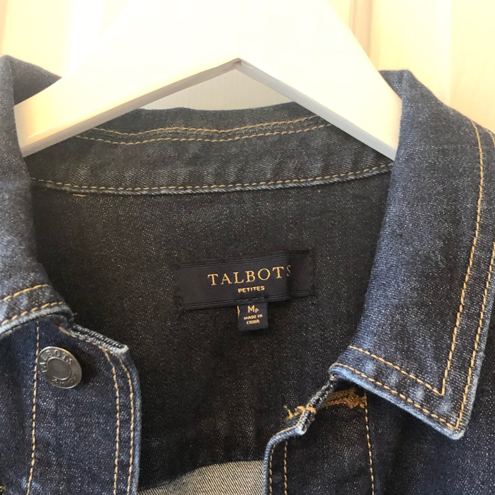 Talbots jean jacket - Picture 2 of 3